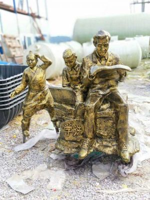 【廣西仿銅人物雕塑哪兒可以定做圖片】廣西仿銅人物雕塑哪兒可以定做 - 南寧市向上玻璃鋼制品廠